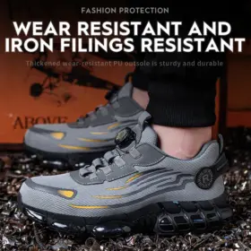 Indestructible Steel Toe Slip-Resistant Safety Shoes