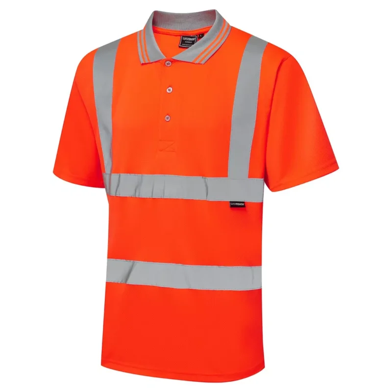 Eco Hi Vis Orange Polo Shirt